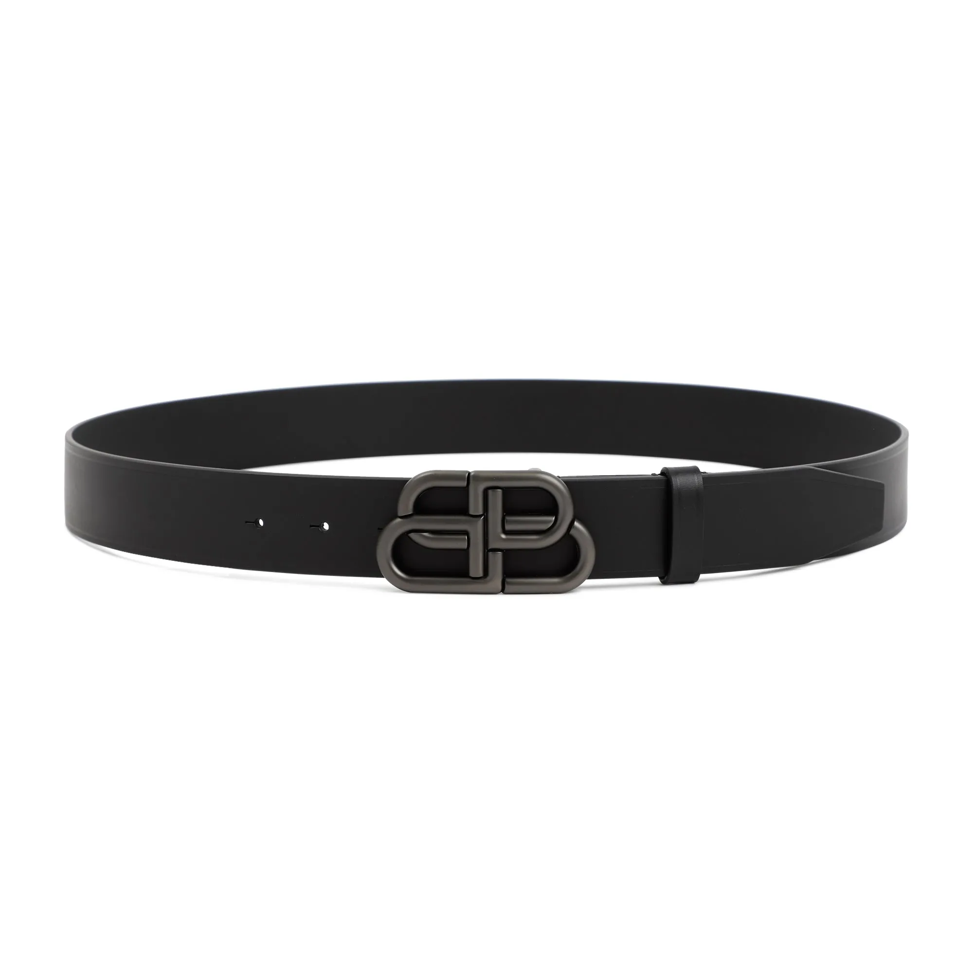 Black Bb Leather Belt