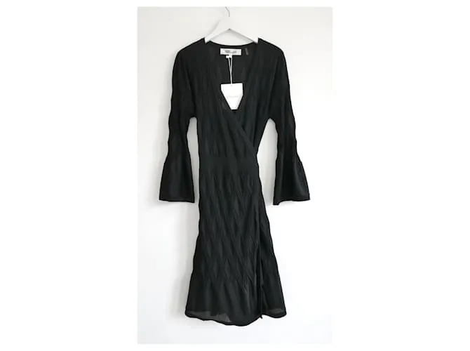 Abito in maglia Audrey di Diane Von Furstenberg Nero