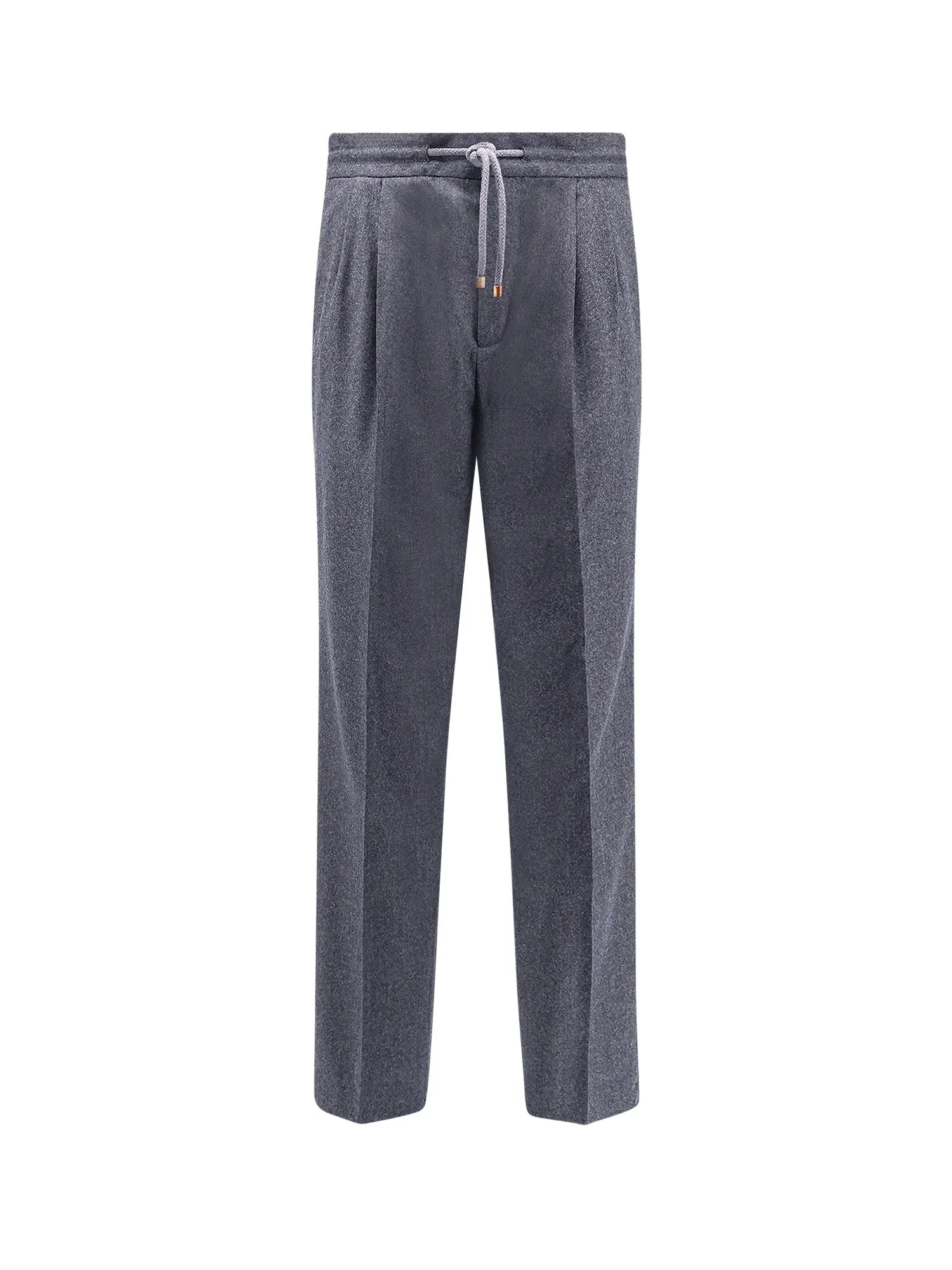 Virgin Wool Trousers With Drawstring