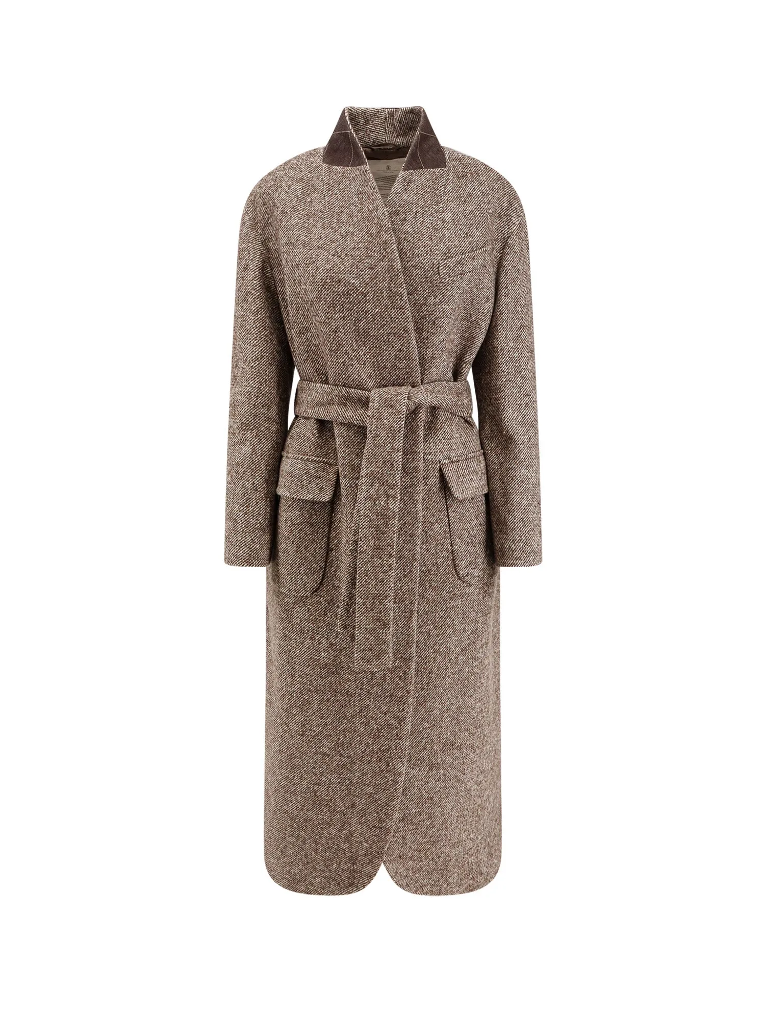 Wool Blend Padded Coat