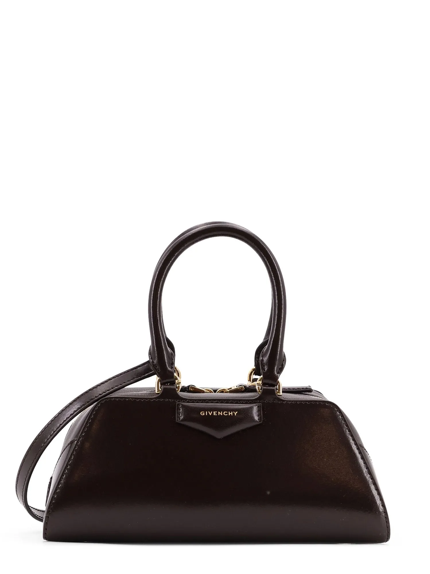 Antigona East West Mini Leather Shoulder Bag