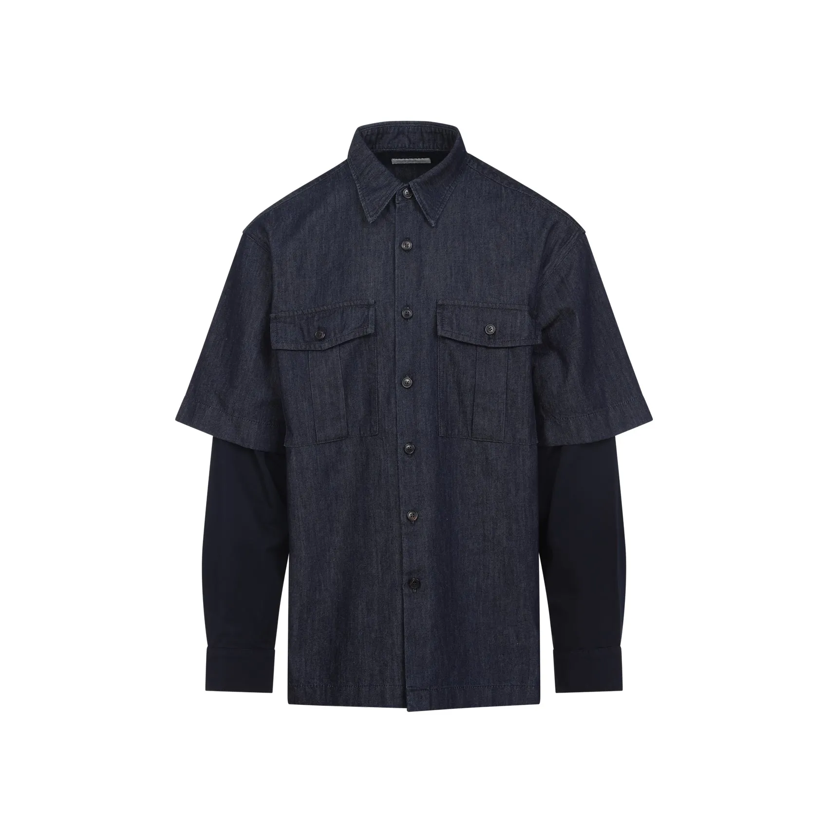 Blue Cassen Cotton Shirt