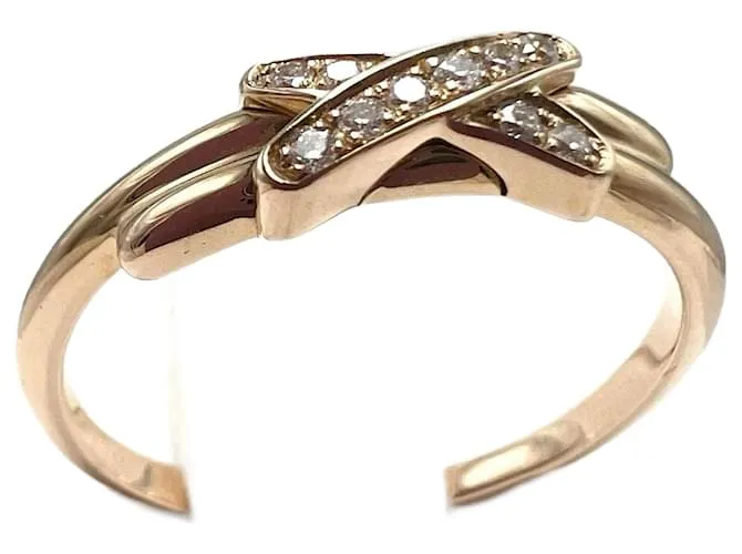 Anello da Donna Lien Diamante K18 Oro Rosa CHAUMET D'oro