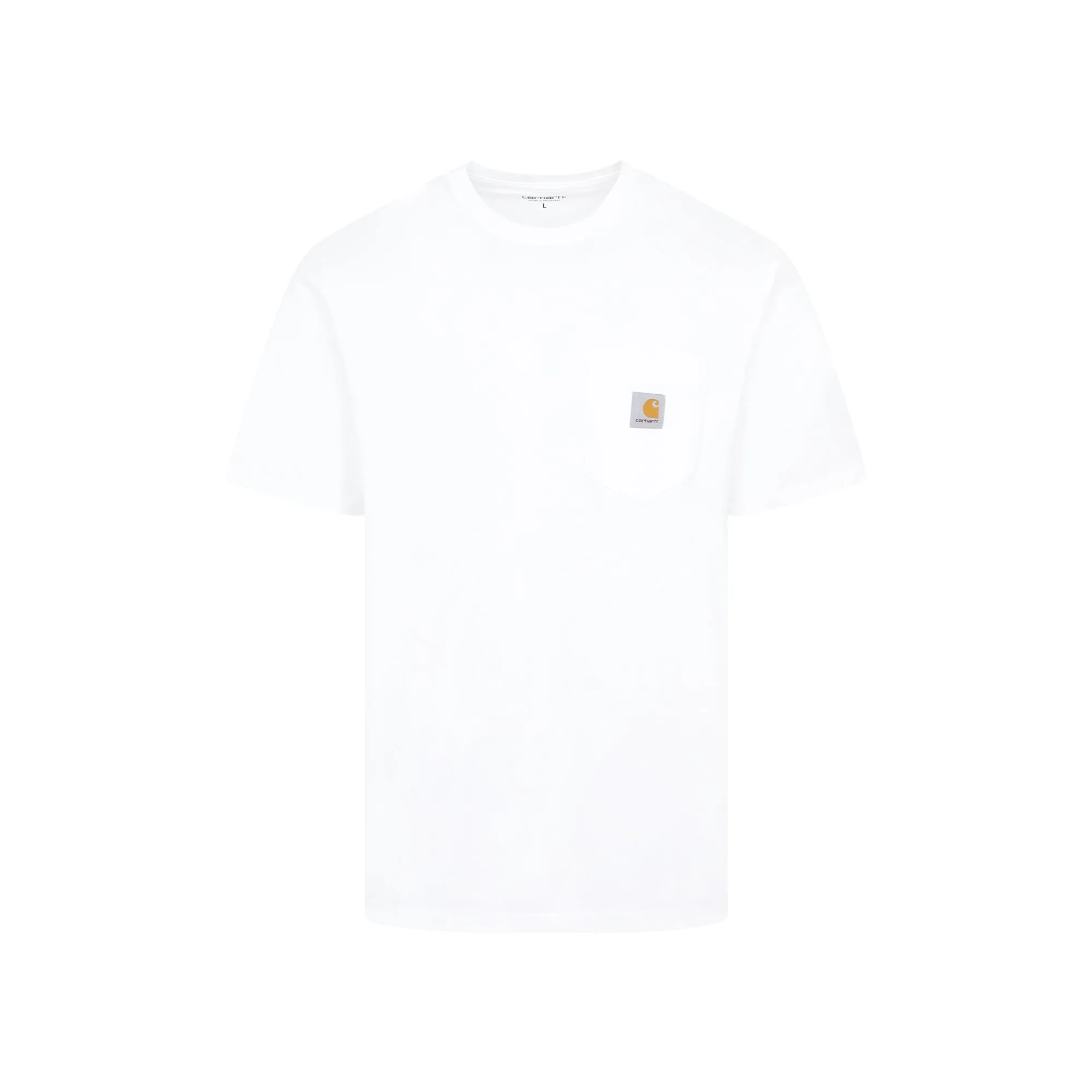 White Cotton S/S Pocket T-Shirt