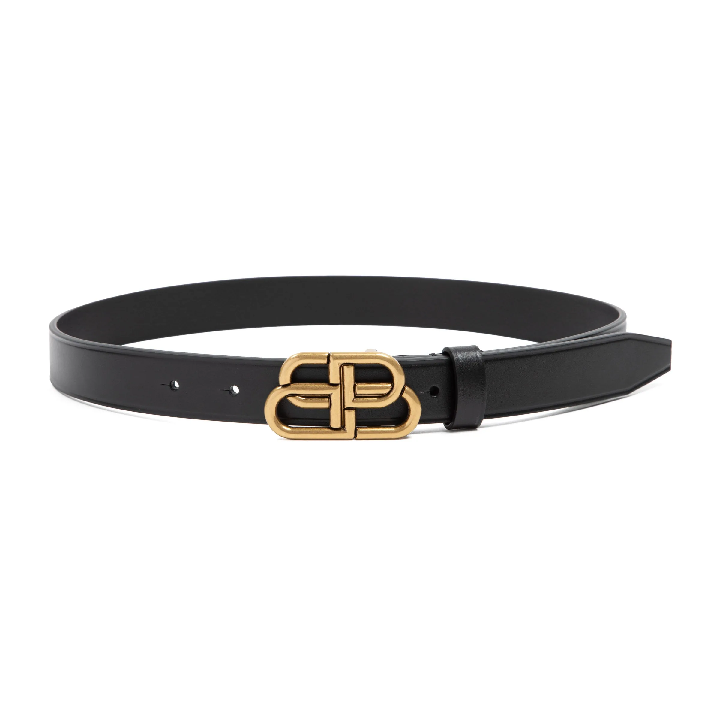 Black Bb Thin Belt