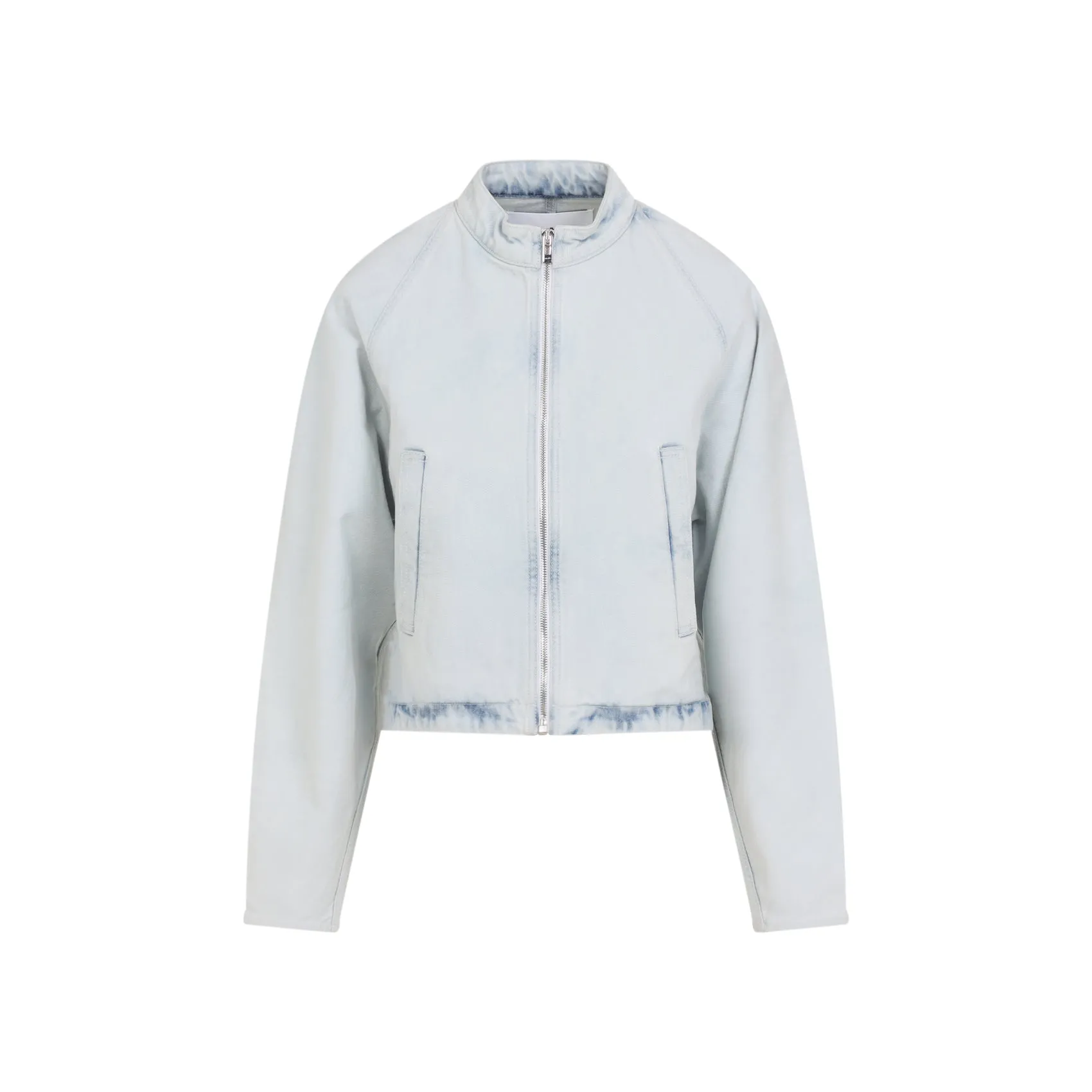 Blue Round Cotton Jacket