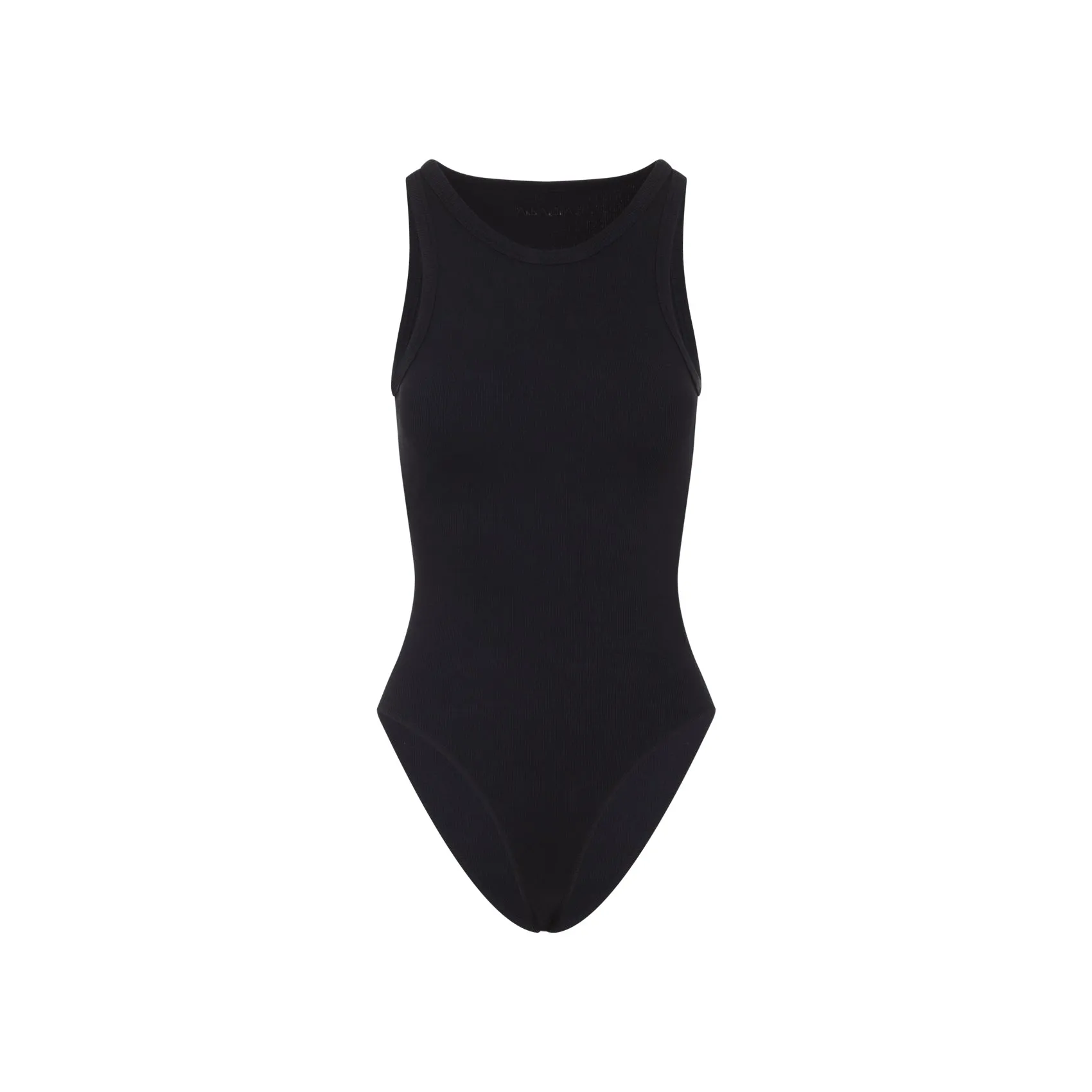 Black Halter Cotton Body