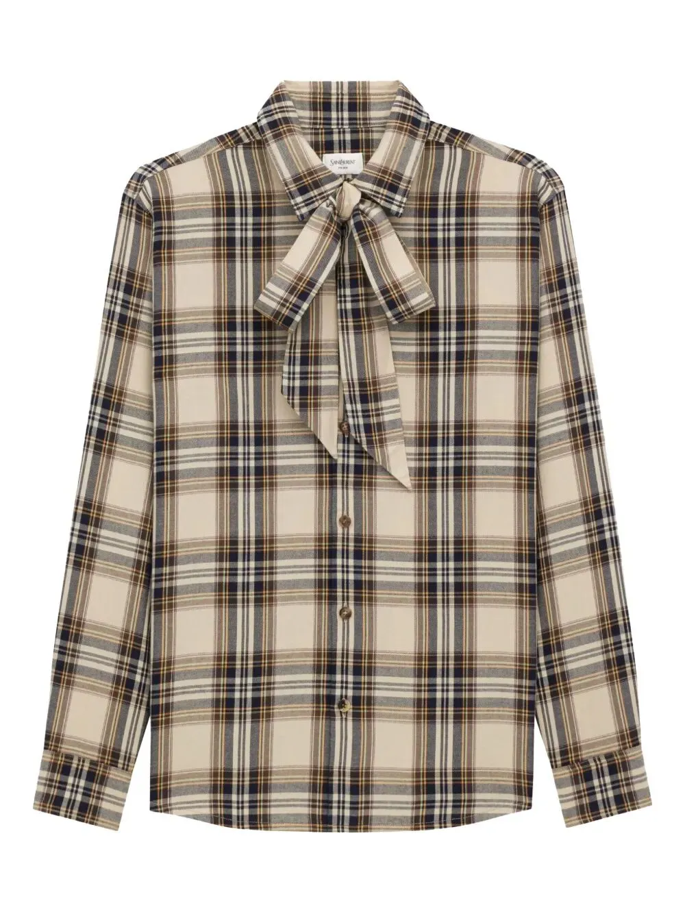 Camicia LavalliÈRe Cassandre In Cotone Tartan