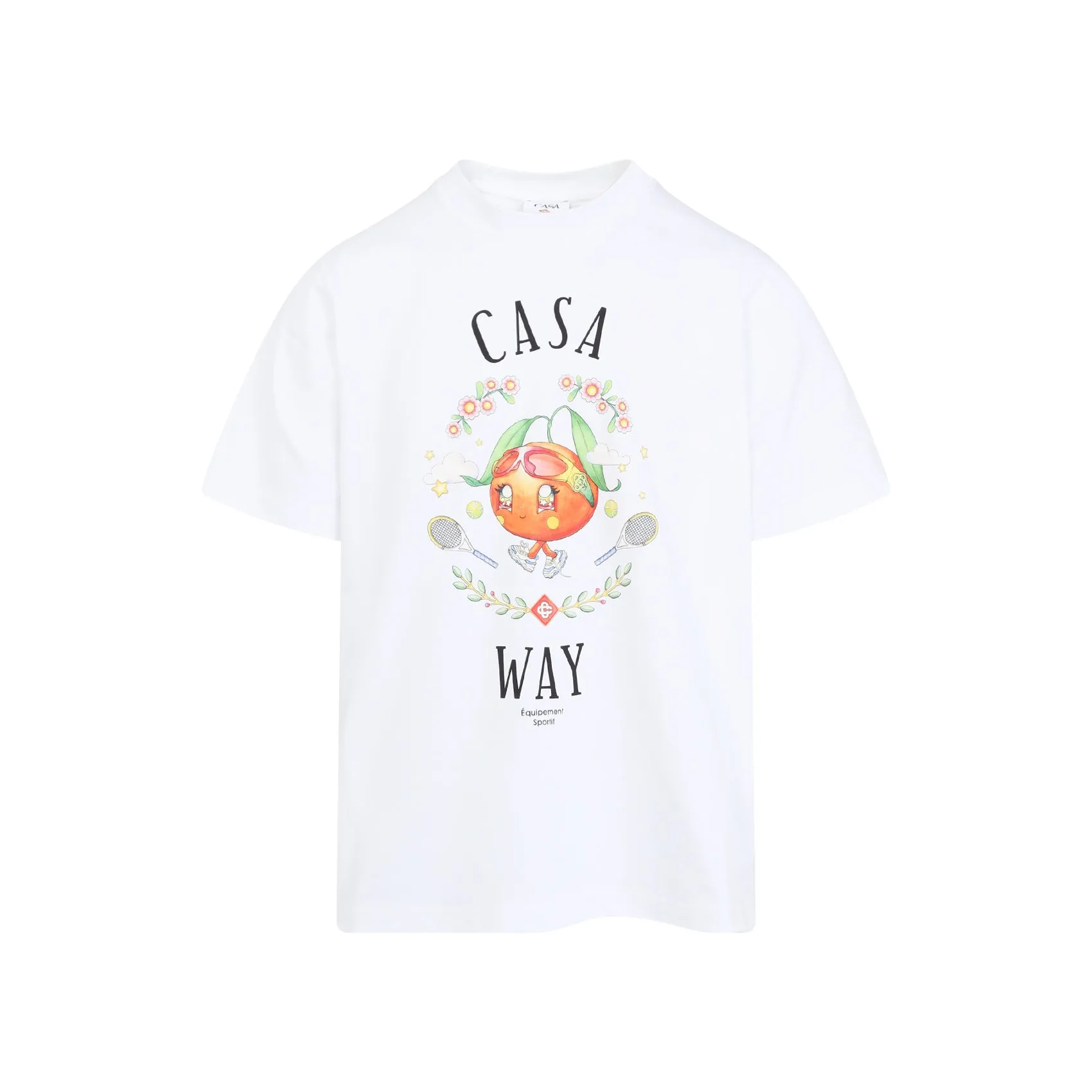 White Casa Way Kawaii Cotton T-Shirt