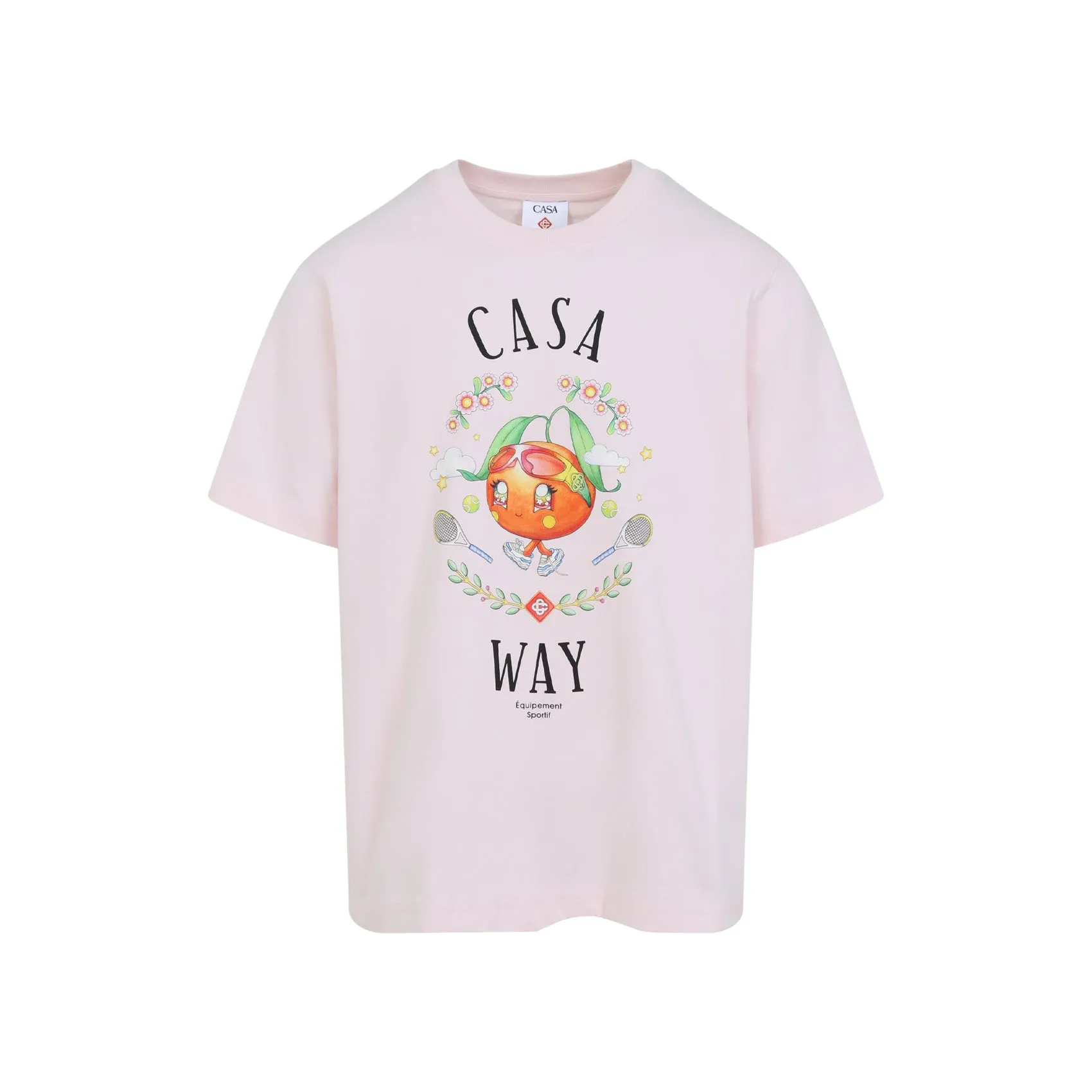 Light Orange Casa Way Kawaii Cotton T-Shirt
