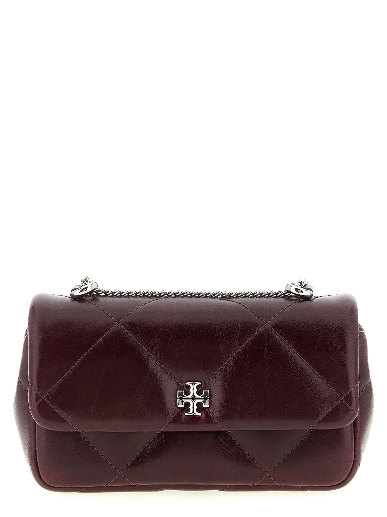 Kira Diamond Clutch Bordeaux