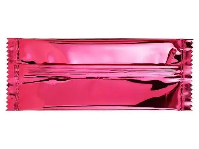 Raro NWT Maison Martin Margiela x H&M Candy Clutch - Rosa Metallico