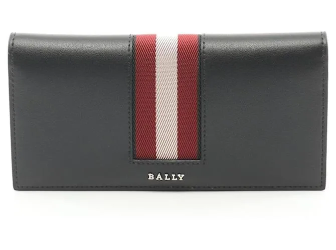 Portafoglio in pelle Bally Nero