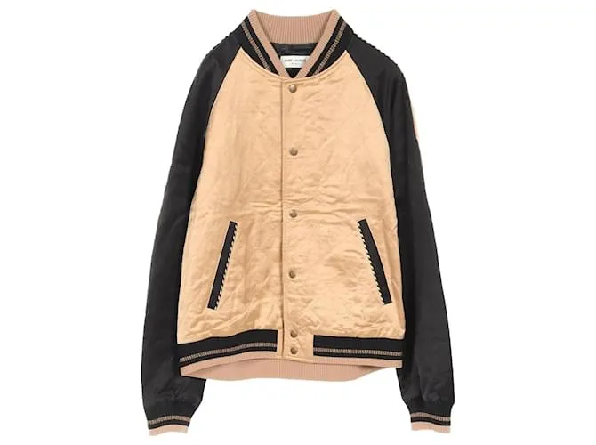 Yves Saint Laurent Blouson Teddy Saint Laurent in tessuto rayon