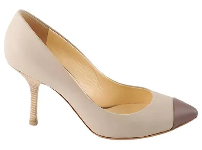Giuseppe Zanotti Tacchi in pelle Beige
