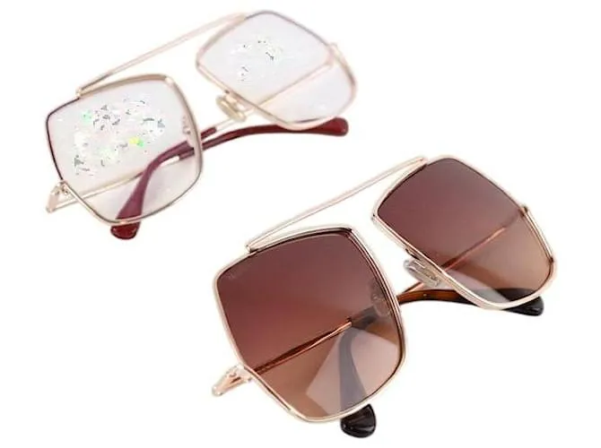 Max Mara Occhiali da sole marroni Marrone