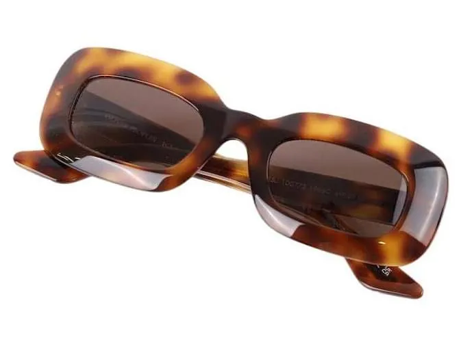 Khaite Occhiali da sole marroni Marrone