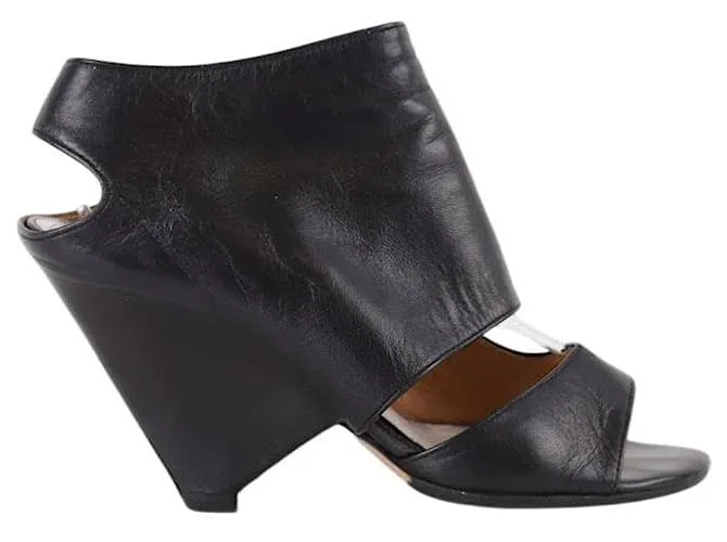 Maison Martin Margiela Tacchi in pelle Nero