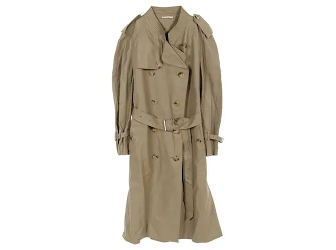 Céline Trench Coat in Pelle Celine Beige