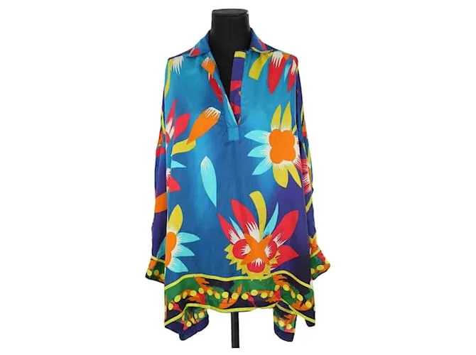 Autre Marque Tunika di seta Multicolore