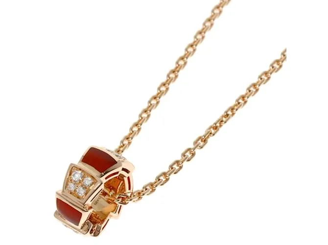 Bulgari Collana Bvlgari Serpenti in corniola e diamanti