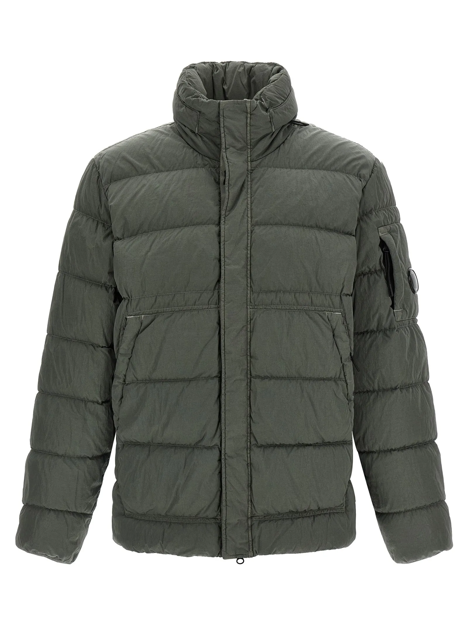 Removable Hood Down Jacket Puffer Jackets Grigio