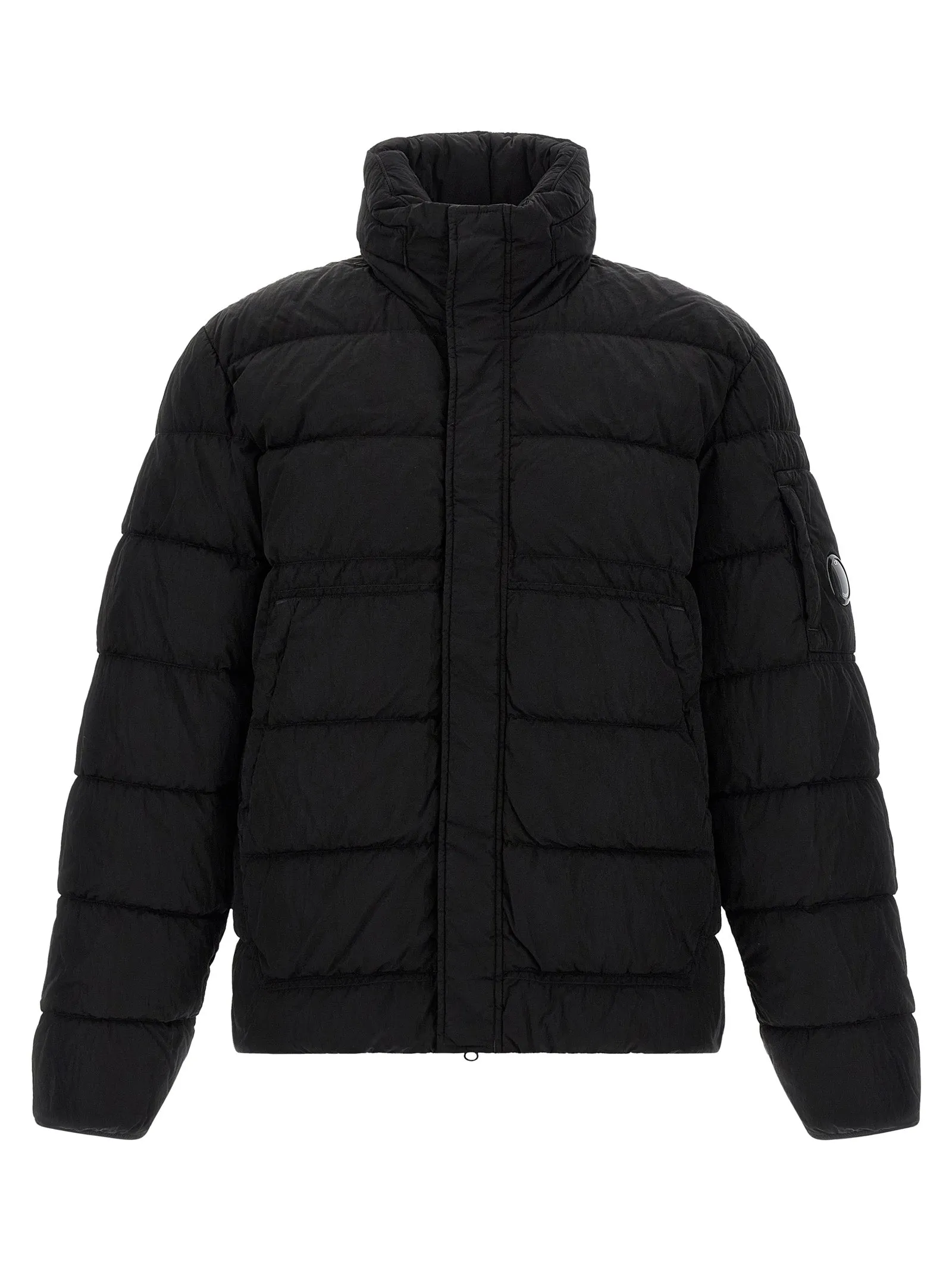 Removable Hood Down Jacket Puffer Jackets Nero