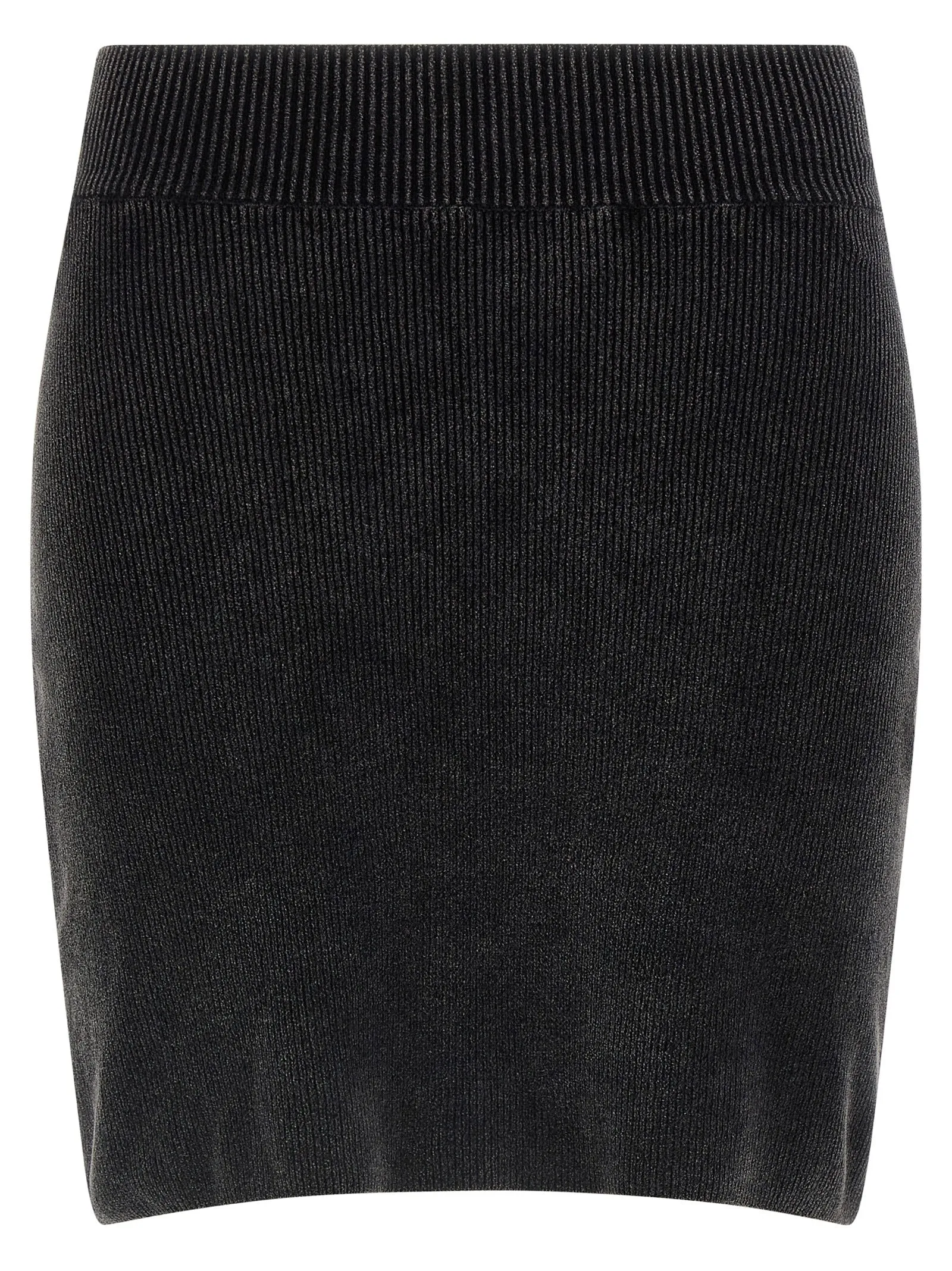 Chenille Skirt Gonne Nero