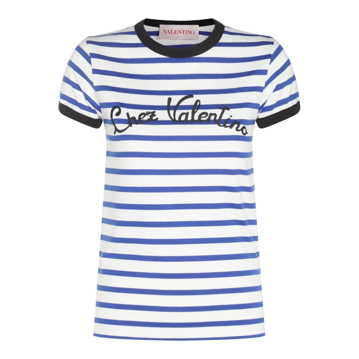 T-Shirts And Polos Avorio/Blu
