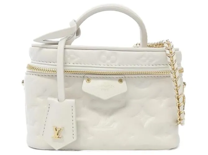 Borsa a mano Vanity Coussin Monogram Louis Vuitton Beige