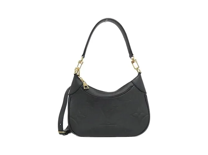 Borsa a Spalla Bagatelle Monogram Empreinte Louis Vuitton Nero