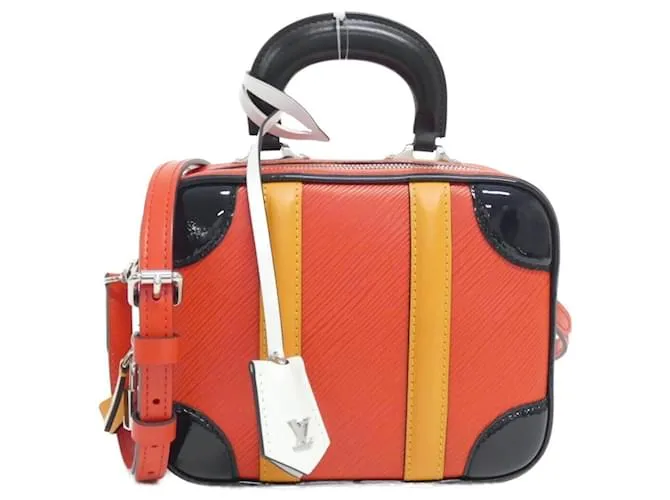 Borsa a Spalla Louis Vuitton Epi Valisette BB M55524 Rosso