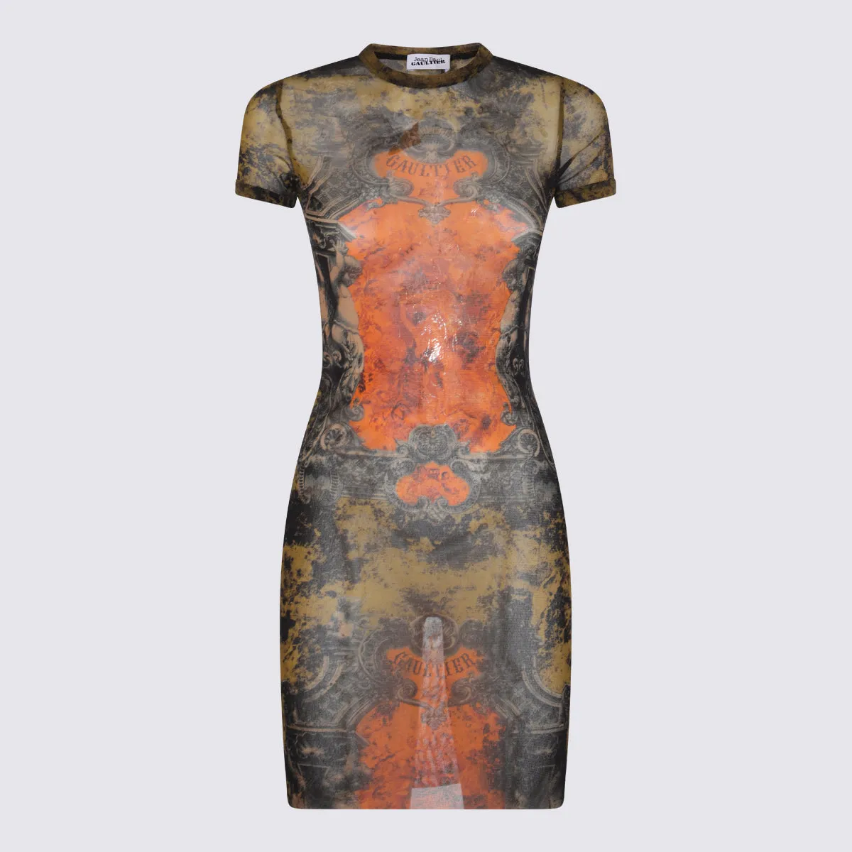 Dresses Black/Khaki/Orange