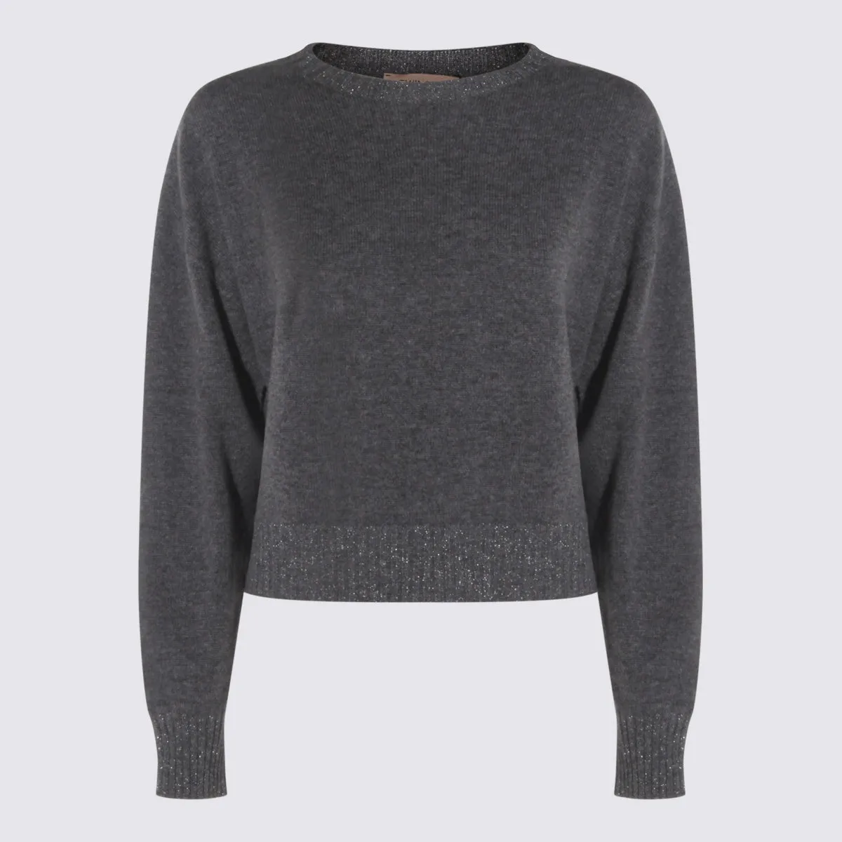 Sweaters Medium Mel. Grey/Argento Lurex