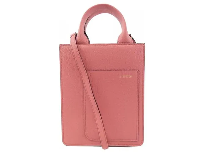 Borsa a mano rosa Valextra