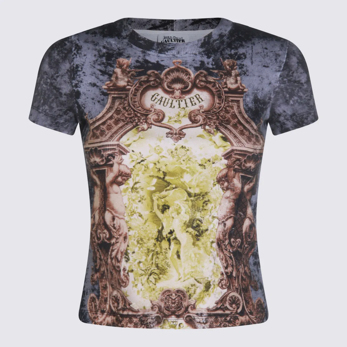 T-Shirts And Polos Black/Vintage Blue/Green