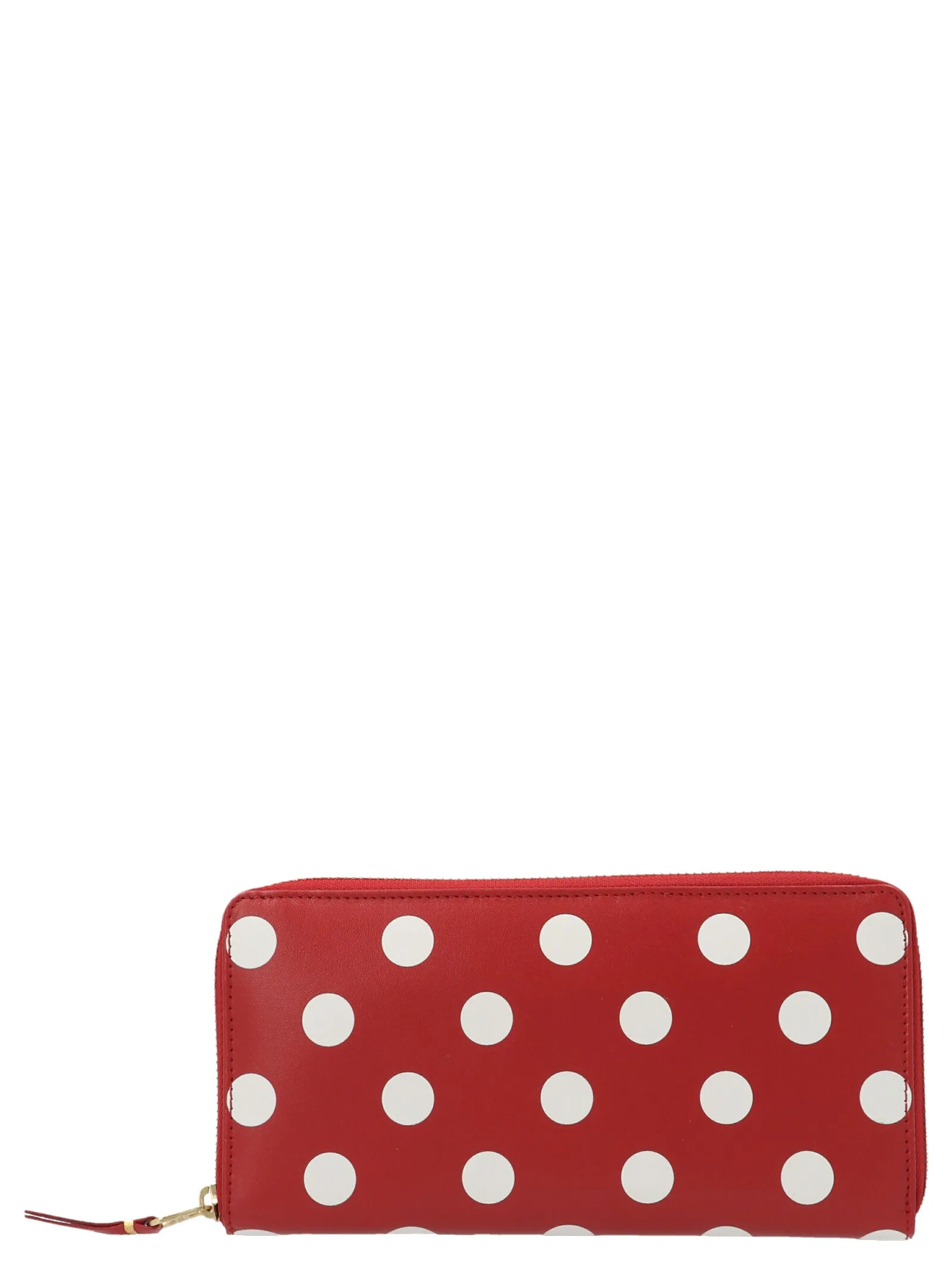 Pola Dots Printed Portafogli Rosso