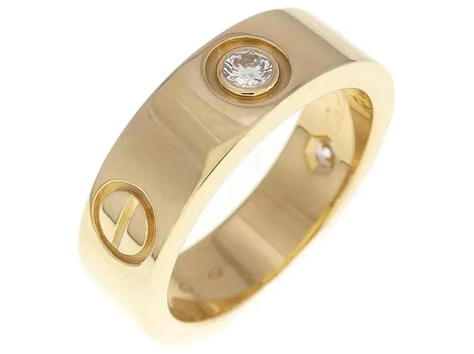 Anello Cartier Love Mezzo Diamante D'oro