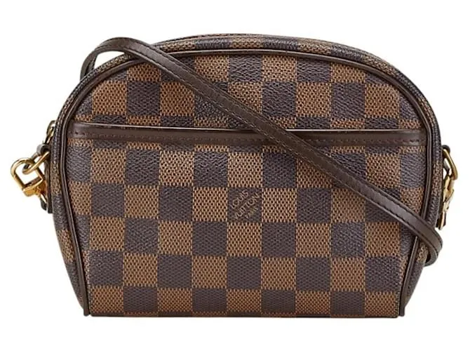 Borsa a Spalla Louis Vuitton Damier Pochette Ipanema Marrone