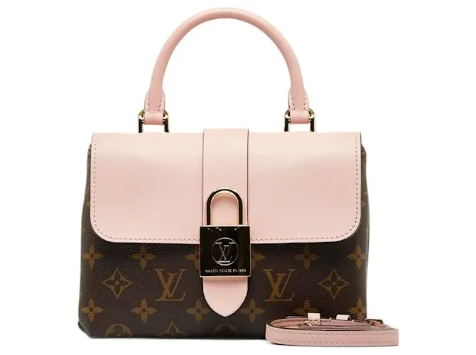 Borsa a mano Rocky BB Monogram Louis Vuitton Marrone Rosa Monogramma