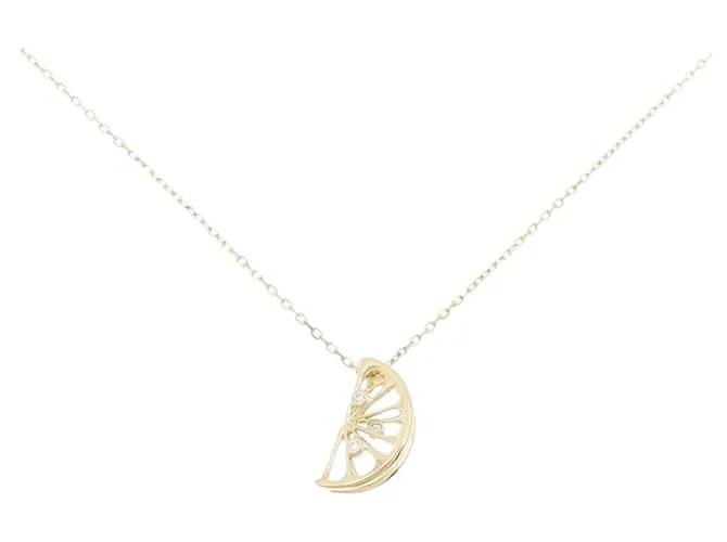 Collana in diamante in oro giallo 18K Mikimoto