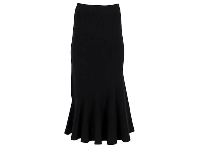 Gonna Maxi Foreseti Altuzarra in Cashmere Nero