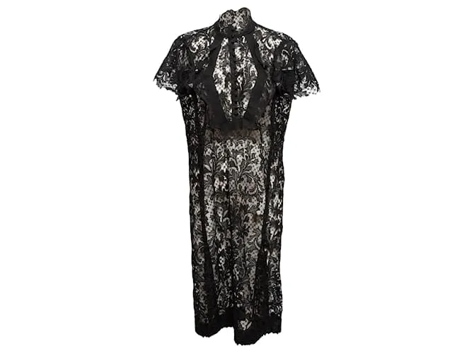 Abito SACAI T.US 2 Sintetico Nero