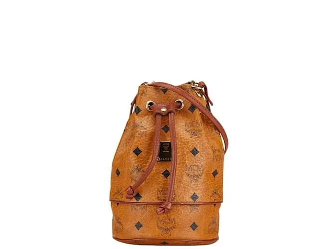 Borsa a Spalla MCM Glam in Pelle Marrone