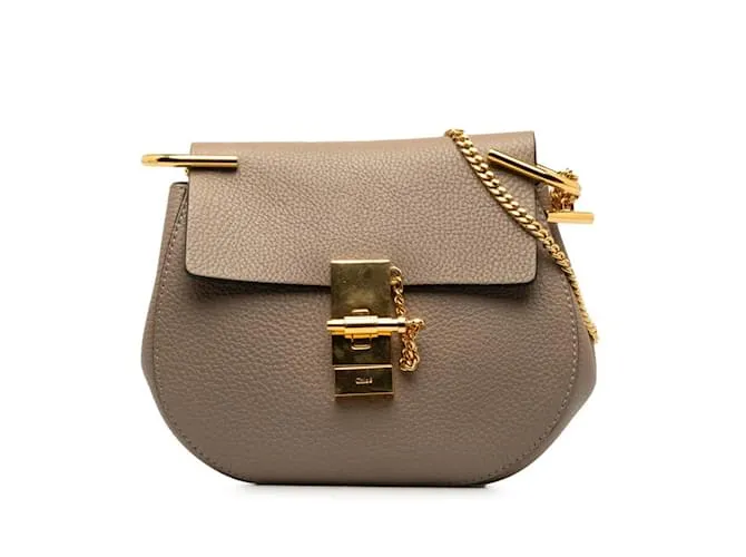 Borsa a Spalla Chloé Drew Chain D'oro
