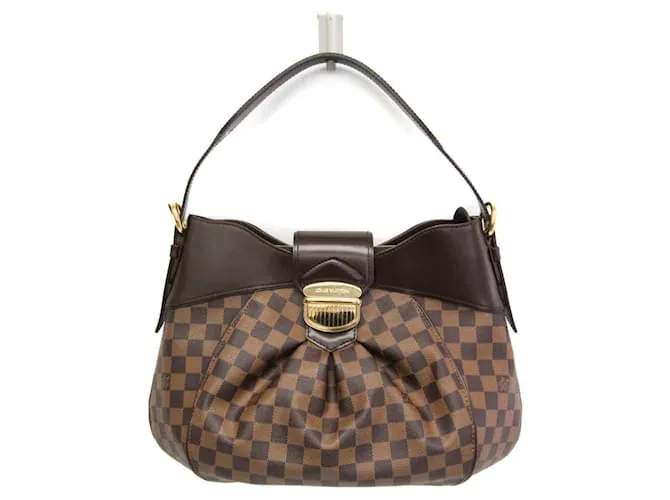 Borsa a spalla Louis Vuitton Damier Sistine MM N41541 per donne Damier ebene