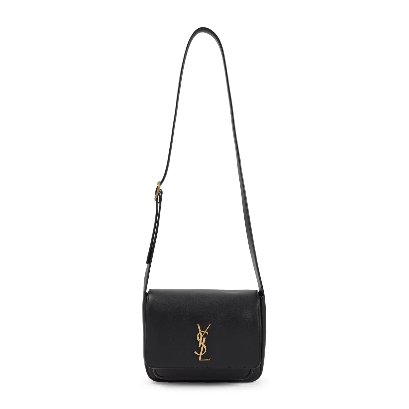 Black Nappa Leather Ysl New Niki Shoulder Bag