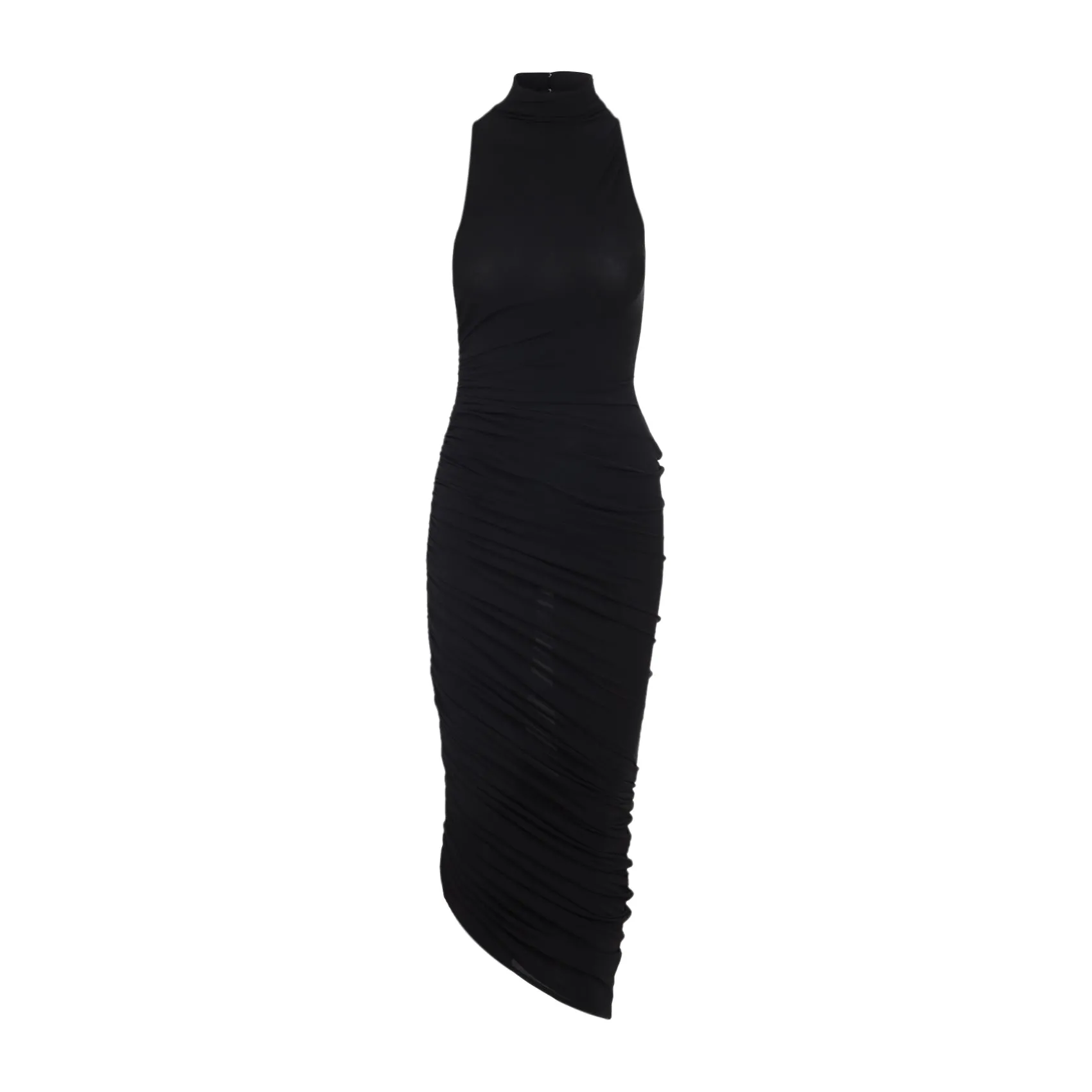 Black La Robe Piazza Acetate Midi Dress