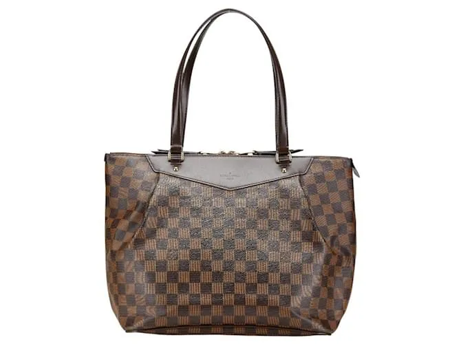 Borsa a Spalla Damier Westminster GM di Louis Vuitton Marrone