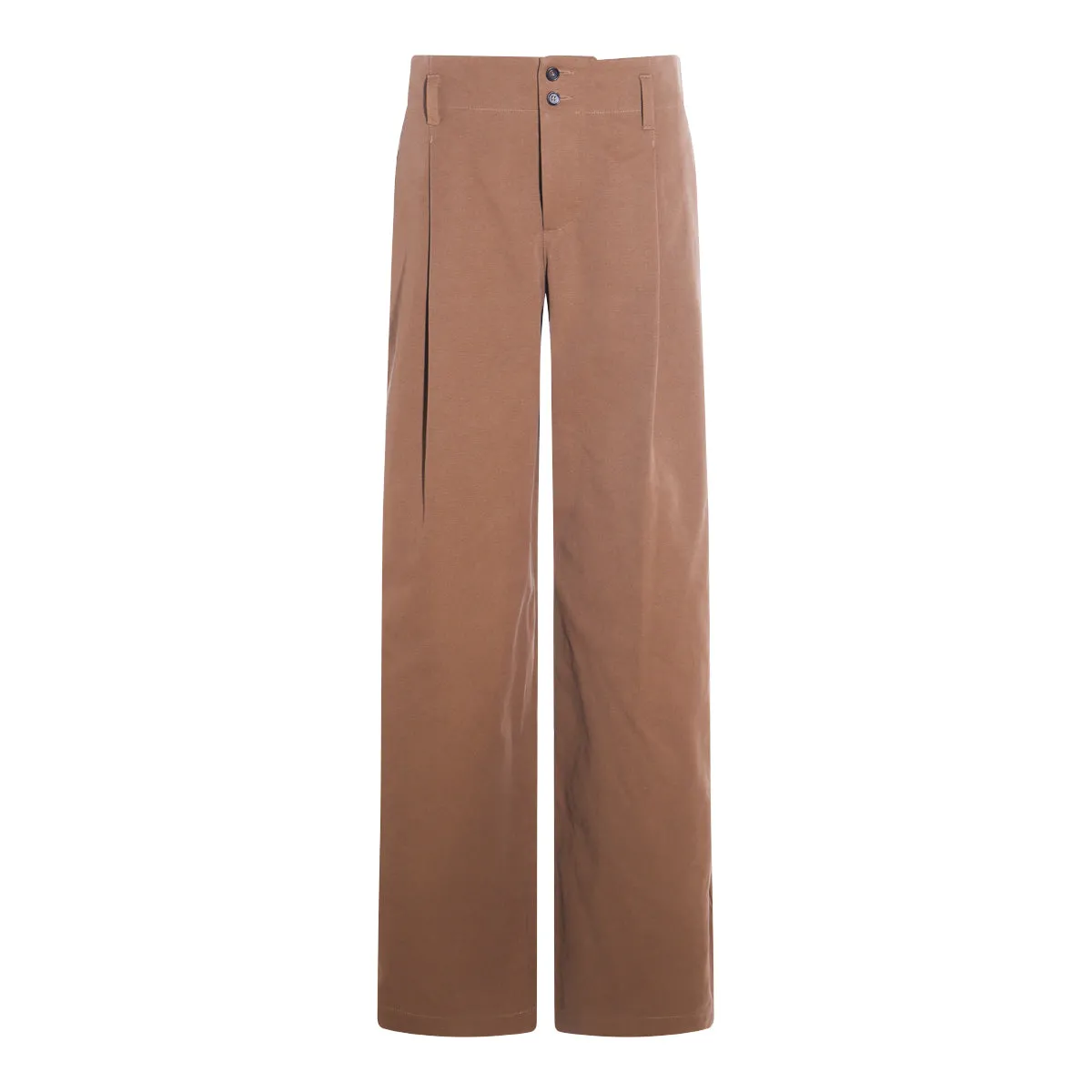 Trousers Mustard Brown